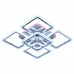Потолочная светодиодная люстра Profit Light 8075/4+1 CHR