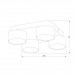 Потолочная люстра TK Lighting 3393 Space White