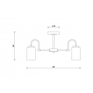 Потолочный светильник Freya FR5321CL-05BZ
