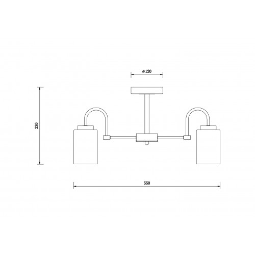 Потолочный светильник Freya FR5321CL-05BZ