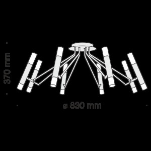 Потолочный светильник Maytoni MOD620CL-16B