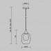 Подвесной светильник Maytoni MOD016PL-01BS1