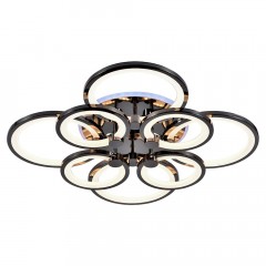 Потолочная светодиодная люстра Profit Light 8077/4+4 PBK