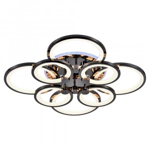 Потолочная светодиодная люстра Profit Light 8077/4+4 PBK