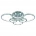 Потолочная светодиодная люстра Profit Light 8052/6 CHR