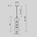Подвесной светильник Maytoni MOD307PL-L36BS3K