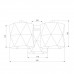 Потолочная люстра TK Lighting 1042 Siro Black Gold