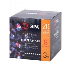 Светодиодная гирлянда ЭРА нить 220V холодный белый ENIN-3P Б0041895 Светодиодная гирлянда ЭРА нить 220V холодный белый ENIN-3P Б0041895