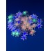 Светодиодная гирлянда Uniel Снежинки-3 220V разноцветный ULD-S0500-050/DTA Multi IP20 Snowflakes-3 UL-00007195