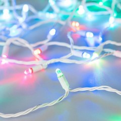 Уличная светодиодная гирлянда Ardecoled нить 12V разноцветная ARD-String-Classic-15000-White-100Led-Live RGB-SPI 031524