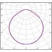 Линейный светодиодный светильник Всесветодиоды Слимлайт vs311-40-op-4k-li3h-RAL9005