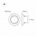 Встраиваемый светодиодный светильник Arlight LTD-70WH 5W Day White 120deg 018040