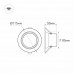 Встраиваемый светодиодный светильник Arlight LTD-80WH 9W Day White 120deg 018410