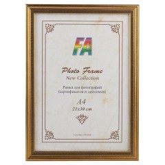 Фоторамка FA Пластик Касабланка орех с золотом 10х15 (36/1260) Б0039822 Фоторамка FA Пластик Касабланка орех с золотом 10х15 (36/1260) Б0039822