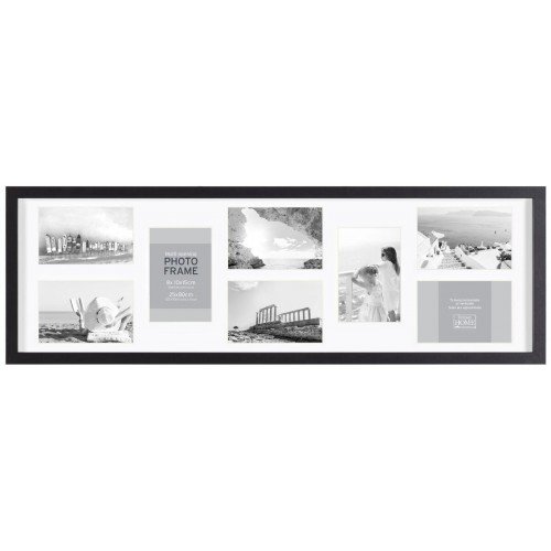 Фоторамка Innova PI01507 Ф/рамка 8 фото, 8x10*15cm Block frame, черный, МДФ (4/120) Б0046332