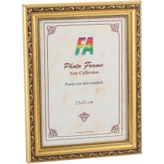 Фоторамка FA пластик Майолика баклажан золото 15х21 (24/504) Б0021185