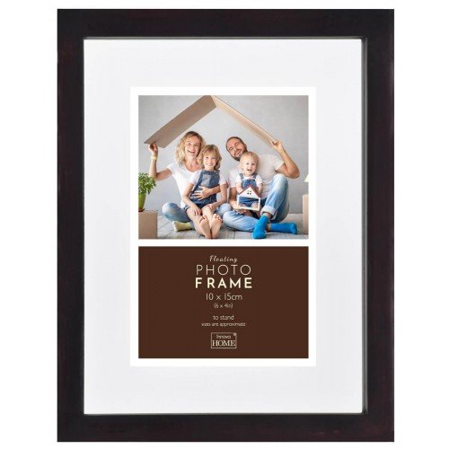 Фоторамка Innova PI01492 Ф/рамка 10*15cm Floating frame, темно-коричневый, МДФ (6/24/480) Б0046313