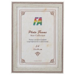 Фоторамка FA пластик Офис белый дуб 10х15 (40/1120) Б0030361