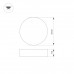 Накладной светодиодный светильник Arlight SP-TOR-PILL-PRISM-R400-25W Warm3000 (BK, 100 deg, 230V) 022997(3)