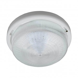 Потолочный светодиодный светильник Uniel ULO-K05B 12W/6000K/R24 IP44 White/Glass UL-00005243