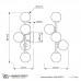 Настенный светильник Lumina Deco Marsiada LDW 6033-5 CHR