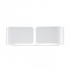 Настенный светильник Ideal Lux Clip AP2 Small Bianco 014166