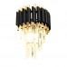 Настенный светильник Lumina Deco Funneli LDW 6003-2 BK+F.GD