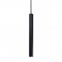 Подвесной светодиодный светильник Ideal Lux Ultrathin D040 Square Nero 194202