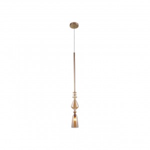 Подвесной светильник Crystal Lux Lux New SP1 B Amber