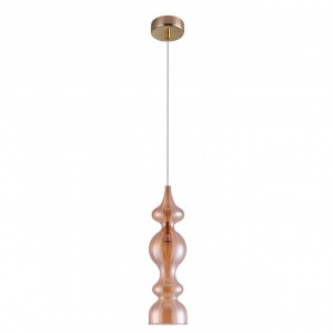 Подвесной светильник Crystal Lux Iris SP1 A Amber
