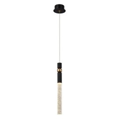 Подвесной светодиодный светильник Gerhort G61308/1BK+GD