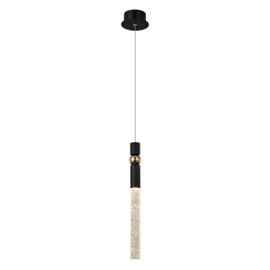 Подвесной светодиодный светильник Gerhort G61308/1BK+GD