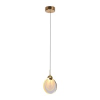 Подвесной светодиодный светильник Gerhort G61364/1GD CL+WT