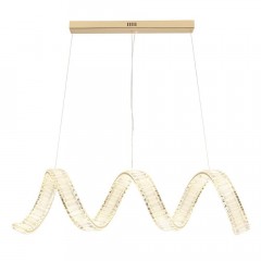 Подвесной светодиодный светильник Crystal Lux Musika SP100W Led L1200 Gold