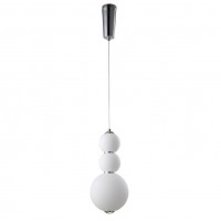 Подвесной светодиодный светильник Crystal Lux Desi SP3 Chrome/White