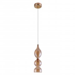 Подвесной светильник Crystal Lux Iris SP1 B Amber