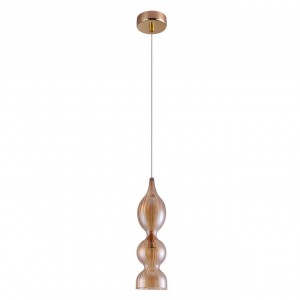 Подвесной светильник Crystal Lux Iris SP1 B Amber