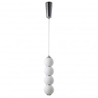 Подвесной светодиодный светильник Crystal Lux Desi SP4 Chrome/White