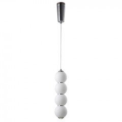 Подвесной светодиодный светильник Crystal Lux Desi SP4 Chrome/White