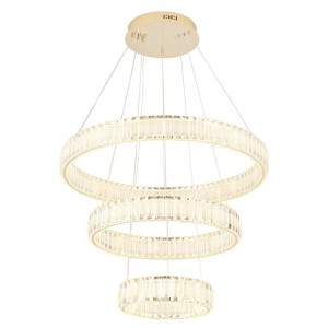 Подвесной светодиодный светильник Crystal Lux Musika SP150W Led Gold