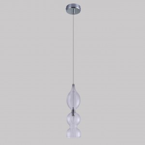 Подвесной светильник Crystal Lux Iris SP1 B Transparent