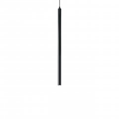Подвесной светодиодный светильник Ideal Lux Ultrathin D040 Round Nero 156699
