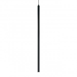 Подвесной светодиодный светильник Ideal Lux Ultrathin D100 Round Nero 142913