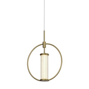 Подвесной светодиодный светильник Gerhort G61247/1MGD+BR