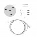 Подвесной светодиодный cветильник Geometria ЭРА Ring SPO-131-W-40K-045 45Вт 4000К белый Б0050558