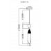 Подвесной светодиодный светильник Moderli Candle V10915-PL