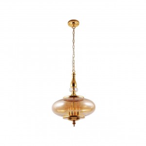 Подвесной светильник Crystal Lux Miel SP4 Gold