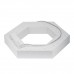 Подвесной светодиодный cветильник Geometria ЭРА Hexagon SPO-123-W-40K-045 45Вт 4000К белый Б0050554