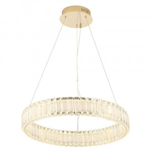 Подвесной светодиодный светильник Crystal Lux Musika SP50W Led Gold