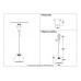 Подвесной светильник Crystal Lux ARIA SP5W LED